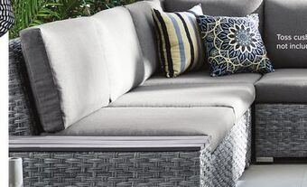 Leon's Fenwood 3- piece outdoor sectional- grey offer