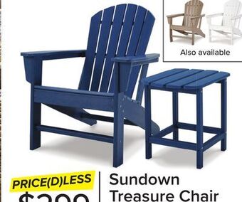 Leon's Sundown treasure - blue adirondack chair offer