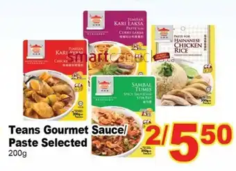T&T Supermarket Teans Gourmet Sauce/Paste Selected offer
