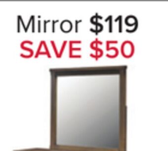 Leon's Rossco mirror - rustic oak offer