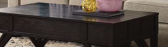 Leon's Brandon lift-top coffee table - african grey offer
