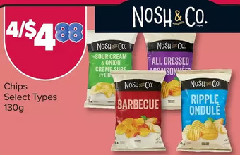 PharmaChoice Nosh & co. chips offer