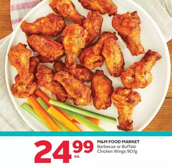 Rexall M&m food market barbecue or buffalo chicken wings offer
