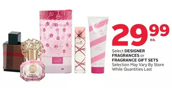 Rexall Designer fragrances or fragrance gift sets offer