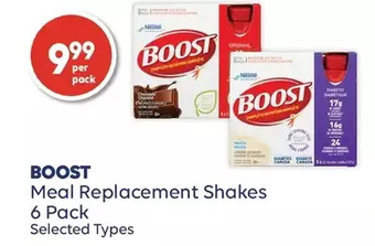 Wellwise by Shoppers Boost meal replacement shakes offer