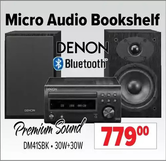 2001 Audio Video Denon micro audio bookshelf offer