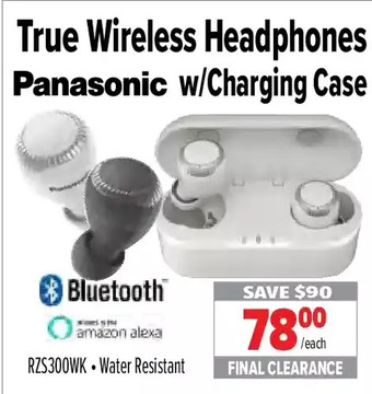 2001 Audio Video True wireless headphones offer