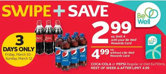 Rexall Coca-cola or pepsi offer