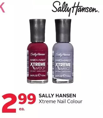 Rexall Sally hansen xtreme nail colour offer