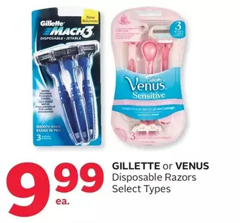 Rexall Gillette or venus disposable razors offer