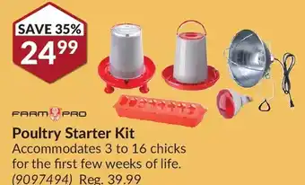 Princess Auto Farm pro poultry starter kit offer