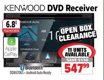 2001 Audio Video Kenwood dvd receiver offer