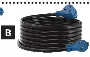 Princess Auto 25 ft 30a male to female rv generator extension cord offer