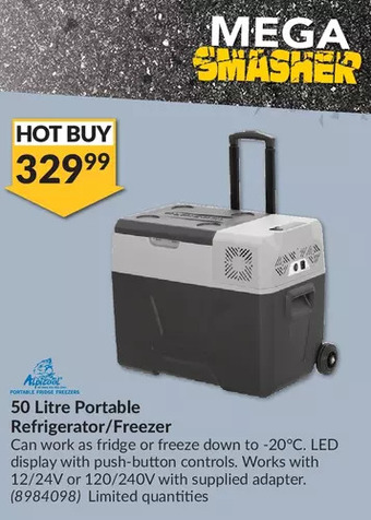Princess Auto 50 litre portable refrigerator/freezer offer