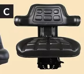 Princess Auto Black universal suspension seat offer