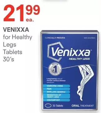 Guardian Pharmacy Venixxa for healthy legs tablets offer