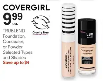 Guardian Pharmacy Trublend foundation, concealer, or powder offer