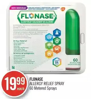Shoppers Drug Mart Flonase allergy relief spray offer