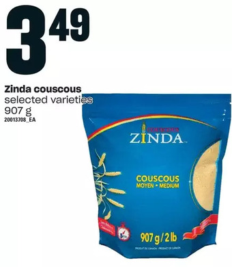 Loblaws Zinda couscous offer
