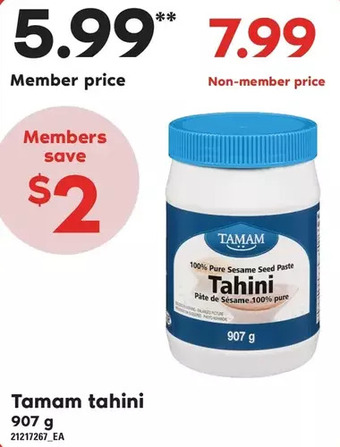 Loblaws Tamam tahini offer