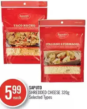 Shoppers Drug Mart Saputo shredded cheese offer