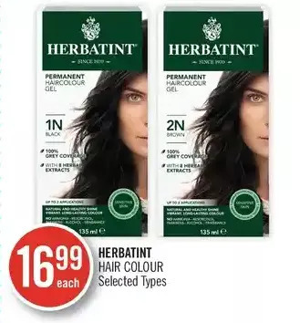Shoppers Drug Mart Herbatint hair colour offer
