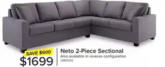 Leon's Neto 2-piece sectional offer