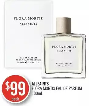 Shoppers Drug Mart Allsaints flora mortis eau de parfum offer