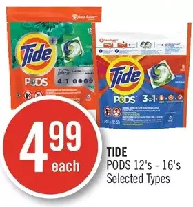 Shoppers Drug Mart Tide pods offer