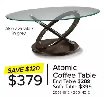 Leon's Atomic coffee table | end table | sofa table offer