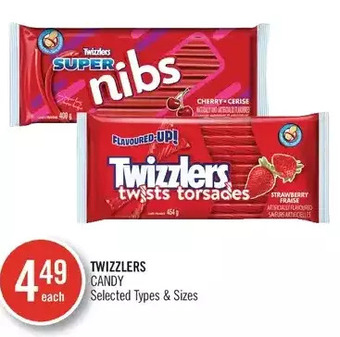 Shoppers Drug Mart Twizzlers candy offer