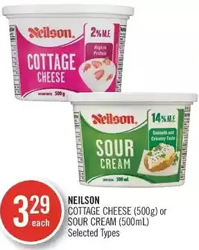 Shoppers Drug Mart Neilson cottage cheese or sour cream offer