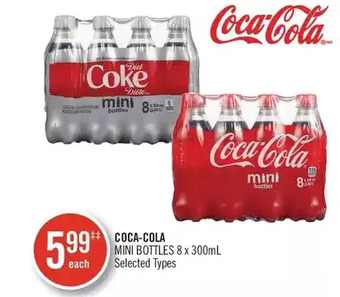 Shoppers Drug Mart Coca-cola mini bottles offer