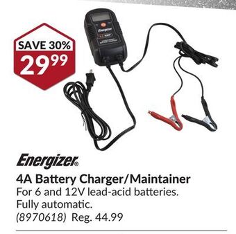Princess Auto 4a battery charger/maintainer offer