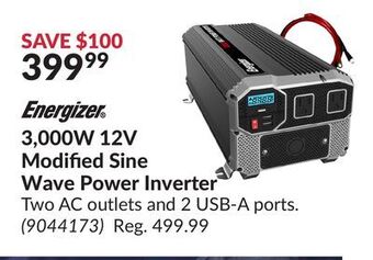 Princess Auto 3,000w 12v modified sine wave power inverter offer