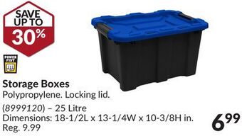 Princess Auto Power fist storage boxes offer