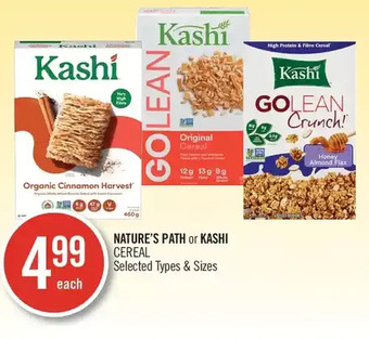 Shoppers Drug Mart Nature's path or kashi cereal offer