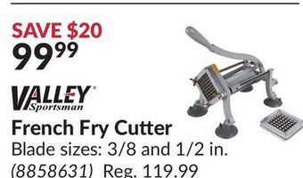 Princess Auto French fry cutter blade offer