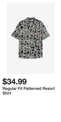 H&M Regular fit patterned resort shirt offer