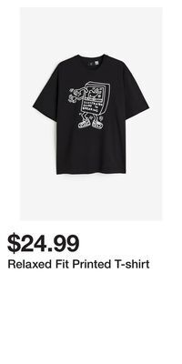 H&M Relaxed fit printed t-shirt offer