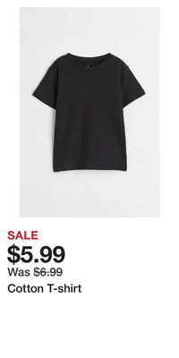 H&M Cotton t-shirt offer