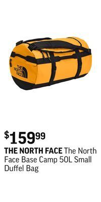 Sport Chek The north face base camp 50l small duffel bag offer