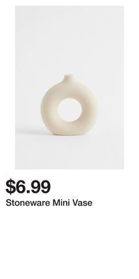 H&M Stoneware mini vase offer