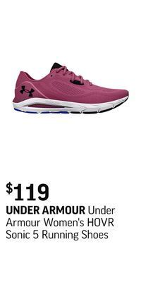Sport Chek Under armour women's hovr sonic 5 running shoes offer