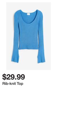 H&M Rib-knit top offer