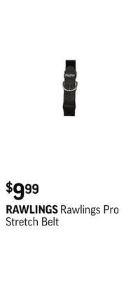 Sport Chek Rawlings pro stretch belt offer