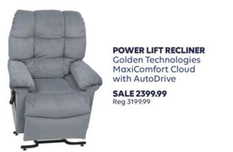Wellwise by Shoppers Golden technologies power lift recliner offer