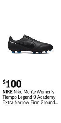 Sport Chek Nike men's/women's tiempo legend 9 academy extra narrow firm ground cleats offer