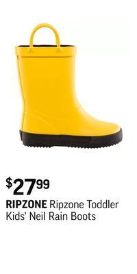 Sport Chek Ripzone toddler kids' neil rain boots offer