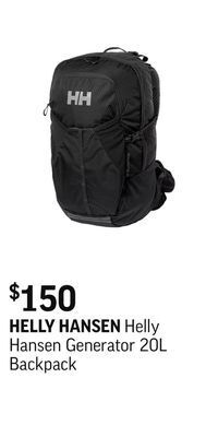 Sport Chek Helly hansen generator 20l backpack offer